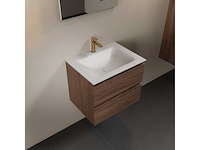 Badkamerkast eikenhout mocha 60cm - afbeelding 1 van  6