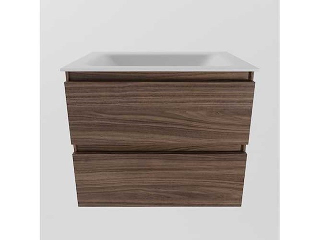Badkamerkast eikenhout mocha 60cm - afbeelding 2 van  2