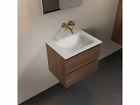 Badkamerkast eikenhout mocha 60cm
