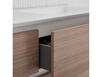 Badkamerkast mocha 140cm dubbele + led-spiegel - afbeelding 3 van  3