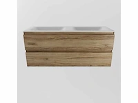 Badkamerkast oak honey 120cm dubbel - afbeelding 6 van  6