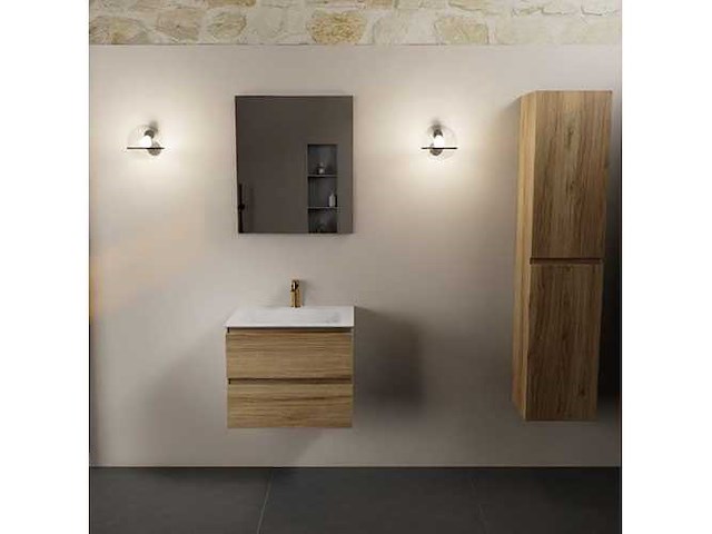 Badkamerkast oak honey 60cm - afbeelding 4 van  4