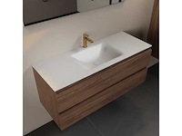 Badkamerkast oak mocha 120cm midden