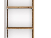 Badkamerkast sefa 90cm 2 deuren - eik/wit - afbeelding 2 van  7