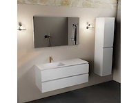 Badkamerkast wit 120 cm links - afbeelding 4 van  7