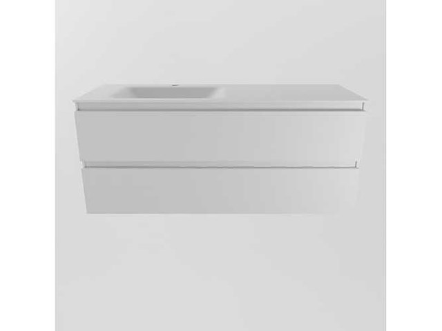 Badkamerkast wit 120 cm links - afbeelding 6 van  7