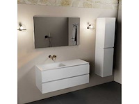 Badkamerkast wit 120 cm links - afbeelding 3 van  4