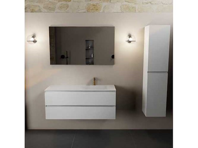 Badkamerkast wit 120 cm rechts - afbeelding 5 van  7