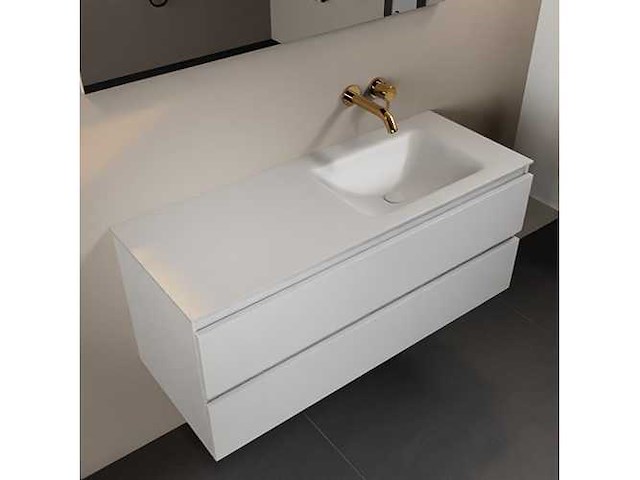 Badkamerkast wit 120 cm rechts - afbeelding 1 van  7