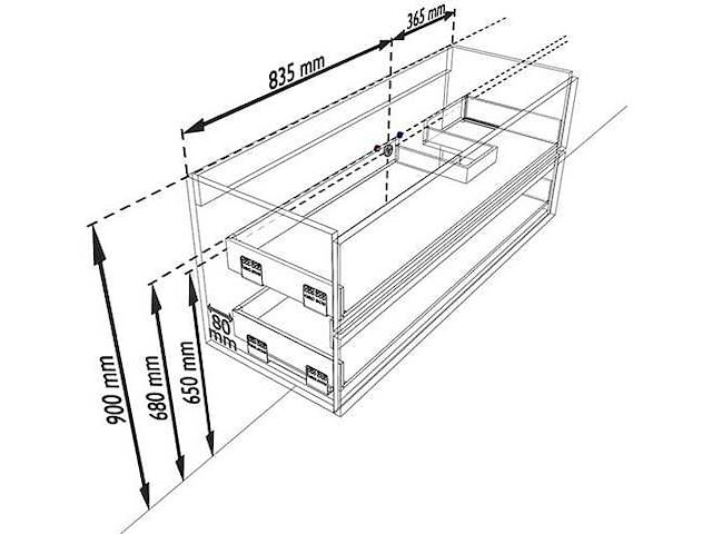Badkamerkast wit 120 cm rechts - afbeelding 2 van  7