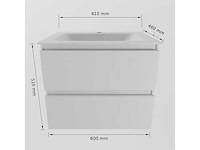 Badkamerkast wit 60cm - afbeelding 5 van  7