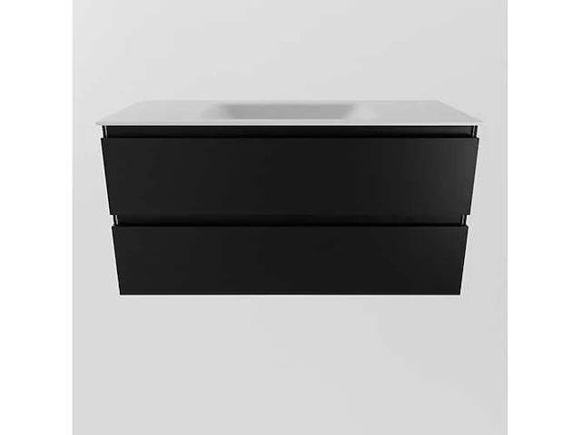 Badkamerkast zwart 100cm - afbeelding 5 van  6