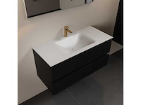 Badkamerkast zwart 100cm - afbeelding 1 van  6