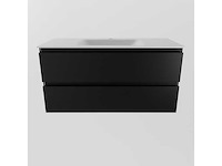 Badkamerkast zwart 100cm - afbeelding 5 van  6