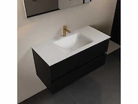 Badkamerkast zwart 100cm