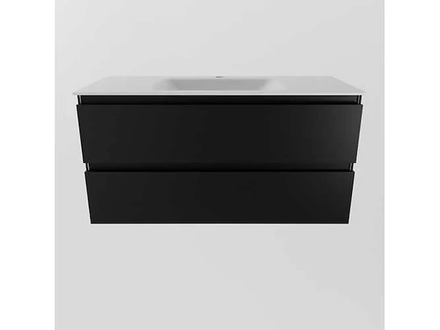 Badkamerkast zwart 100cm - afbeelding 5 van  6