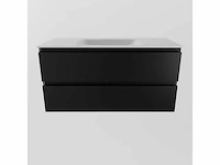 Badkamerkast zwart 100cm - afbeelding 5 van  6