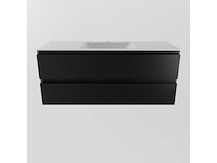 Badkamerkast zwart 120 cm midden - afbeelding 3 van  3