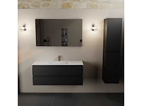 Badkamerkast zwart 120 cm midden - afbeelding 5 van  6