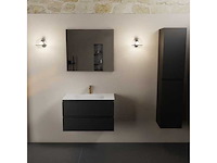 Badkamerkast zwart 80cm - afbeelding 6 van  6