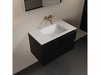 Badkamerkast zwart 80cm - afbeelding 1 van  6