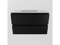 Badkamerkast zwart 80cm - afbeelding 5 van  6
