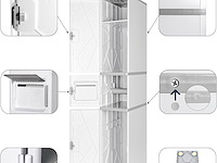 Badkamerkastje met wc-rolhouder - afbeelding 2 van  3