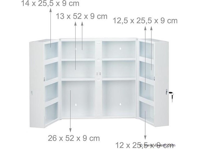 Badkamerkastje wit - afbeelding 3 van  7