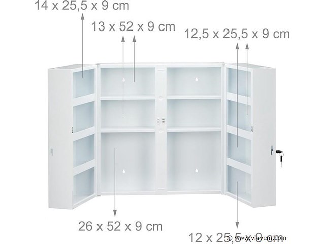 Badkamerkastje wit - afbeelding 3 van  7