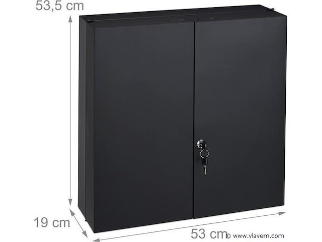 Badkamerkastje zwart - afbeelding 2 van  7