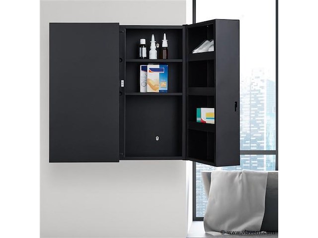 Badkamerkastje zwart - afbeelding 6 van  7