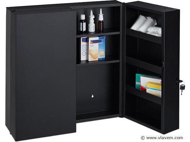 Badkamerkastje zwart - afbeelding 1 van  7