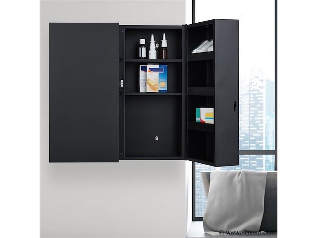 Badkamerkastje zwart - afbeelding 6 van  7