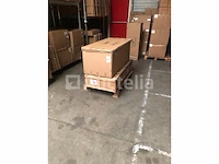 Badkamermeubel 2-persoons - 150 cm - hout decor met zwarte wasbak - incl. kranen - afbeelding 6 van  6