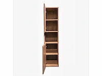 Badkamermeubel 2-persoons met hangkast - 120cm - kleur walnoot - afbeelding 7 van  19