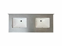 Badkamermeubel 2-persoons met hangkast - 120cm - kleur walnoot - afbeelding 18 van  19