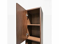 Badkamermeubel 2-persoons met hangkast - 120cm - kleur walnoot - afbeelding 10 van  11