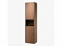 Badkamermeubel 2-persoons met hangkast - 150cm - kleur walnoot - afbeelding 21 van  21