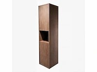 Badkamermeubel 2-persoons met hangkast - 150cm - kleur walnoot - afbeelding 6 van  21