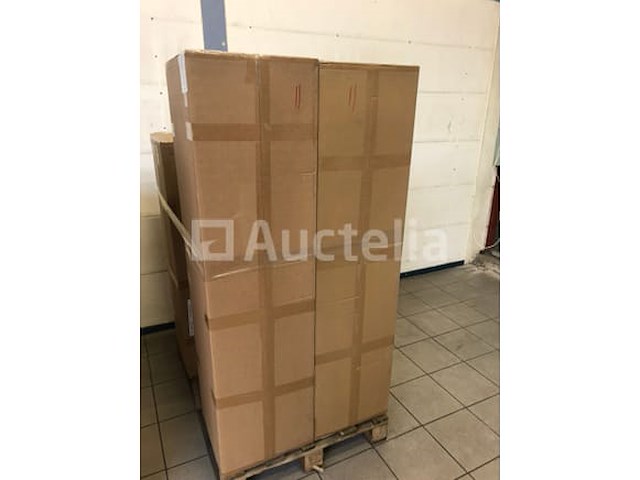 Badkamermeubel baveno | 180 cm | met zijkasten | licht hout decor met 2 zwarte waskommen | incl. kranen - afbeelding 5 van  5