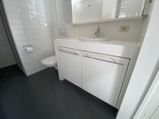 Badkamermeubel met spoeltafel - spiegelkasten - wc - afbeelding 1 van  8