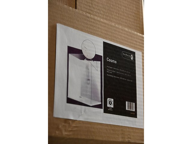 Badkamerwand cosmo mat wit - afbeelding 2 van  2