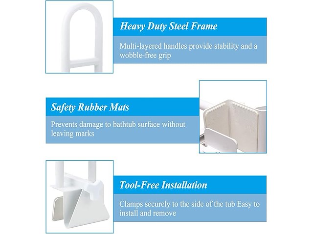 Badkuip, instaphulp voor senioren - afbeelding 3 van  5