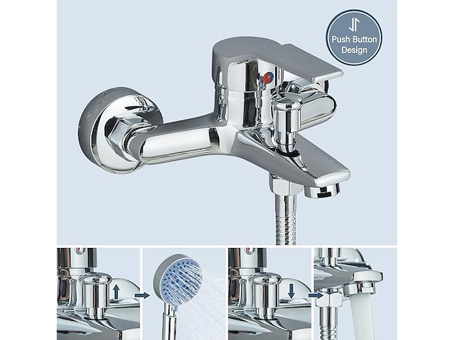 Badkuipkraan wandmontage - afbeelding 3 van  6