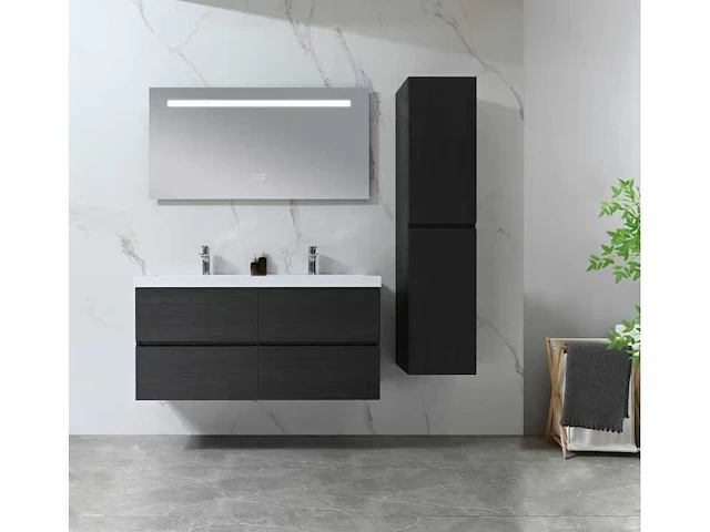 Badmeubelset - melamine, kunstmarmer - vonato - 0 - calmwood 120 - afbeelding 3 van  10