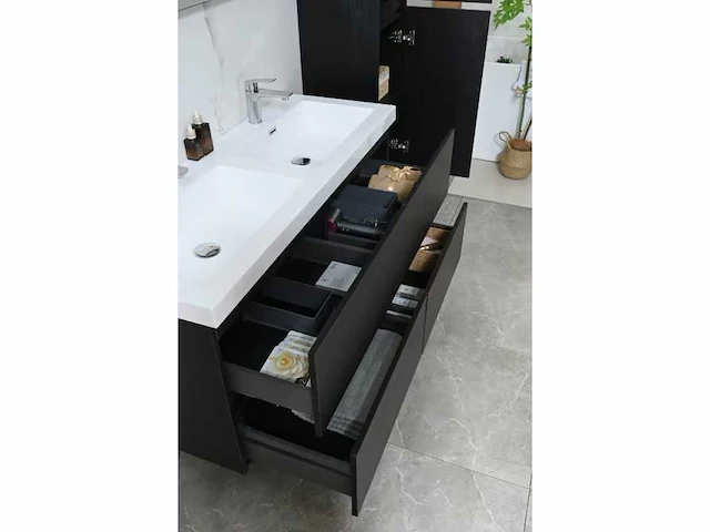 Badmeubelset - vonato - calmwood 120 - 0 - 2-persoons 120 cm - afbeelding 5 van  10
