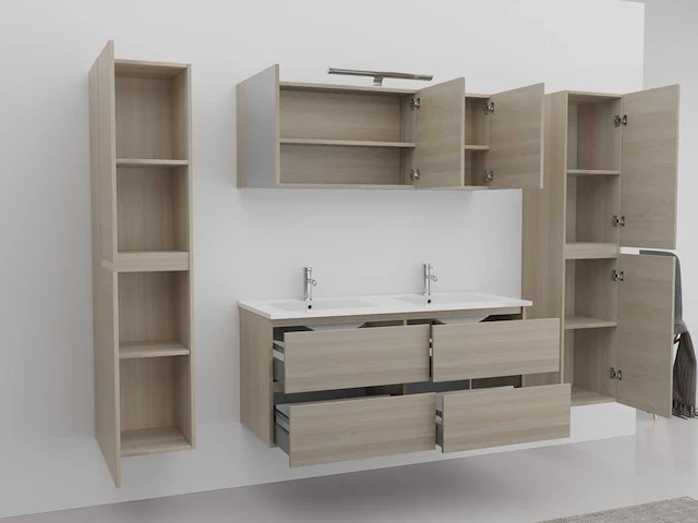 Badmeubelset - vonato - lagom 120 - 0 - 2-persoons 120 cm - afbeelding 3 van  6