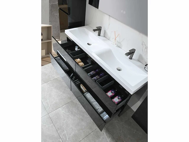 Badmeubelset - vonato - lucente 145 - 0 - 2-persoons 145 cm - afbeelding 4 van  8