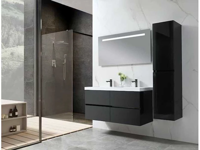 Badmeubelset - vonato - nero 120 - 0 - 2-persoons 120 cm - afbeelding 1 van  9