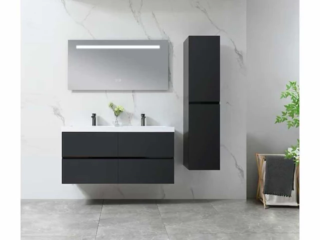 Badmeubelset - vonato - nero 120 - 0 - 2-persoons 120 cm - afbeelding 2 van  9